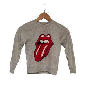 The Rolling Stones Kids Sweatshirt Classic Tongue, gray size 6